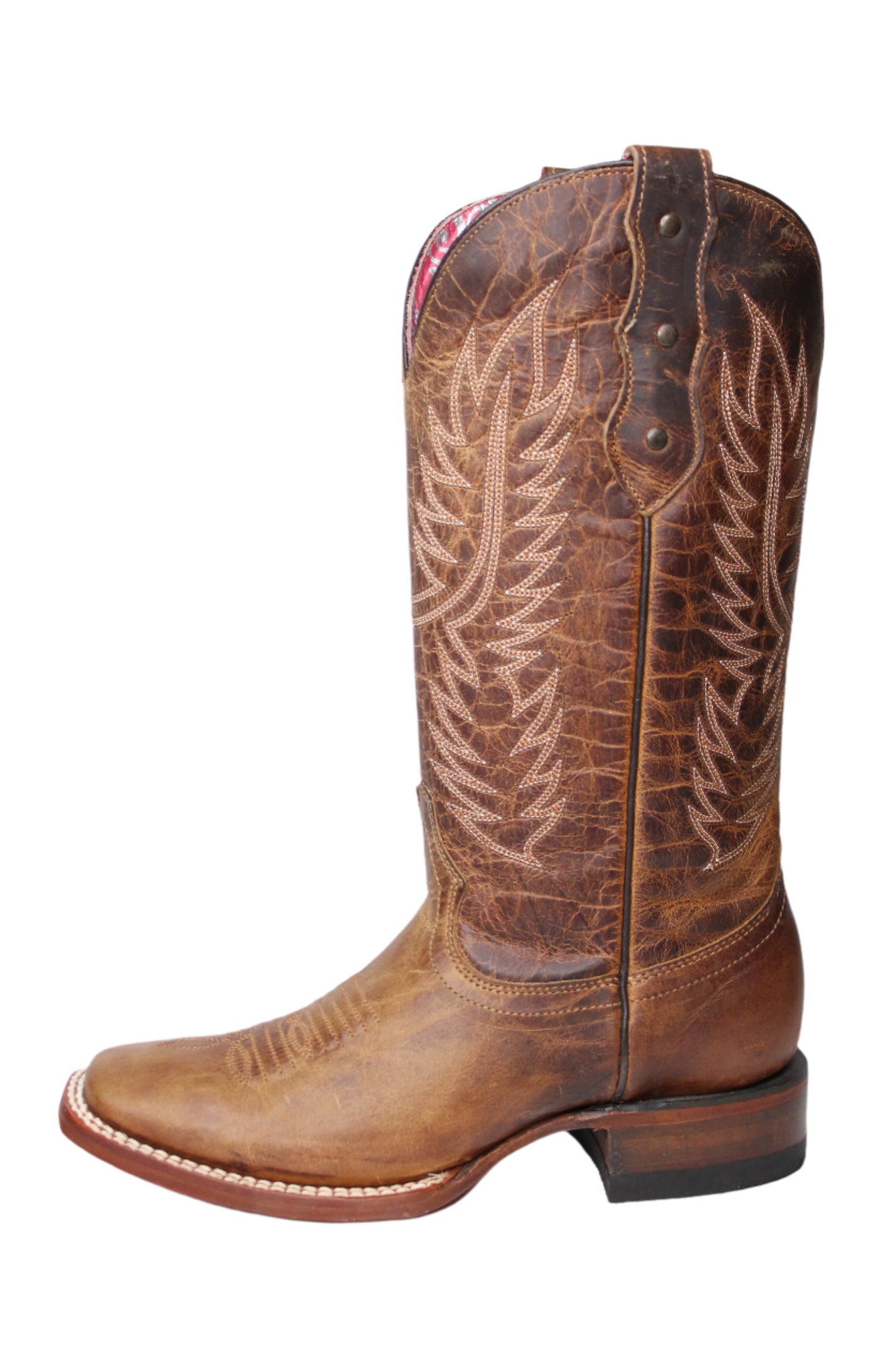 Bailey Ebano Square Toe Cowgirl Boot - Honey