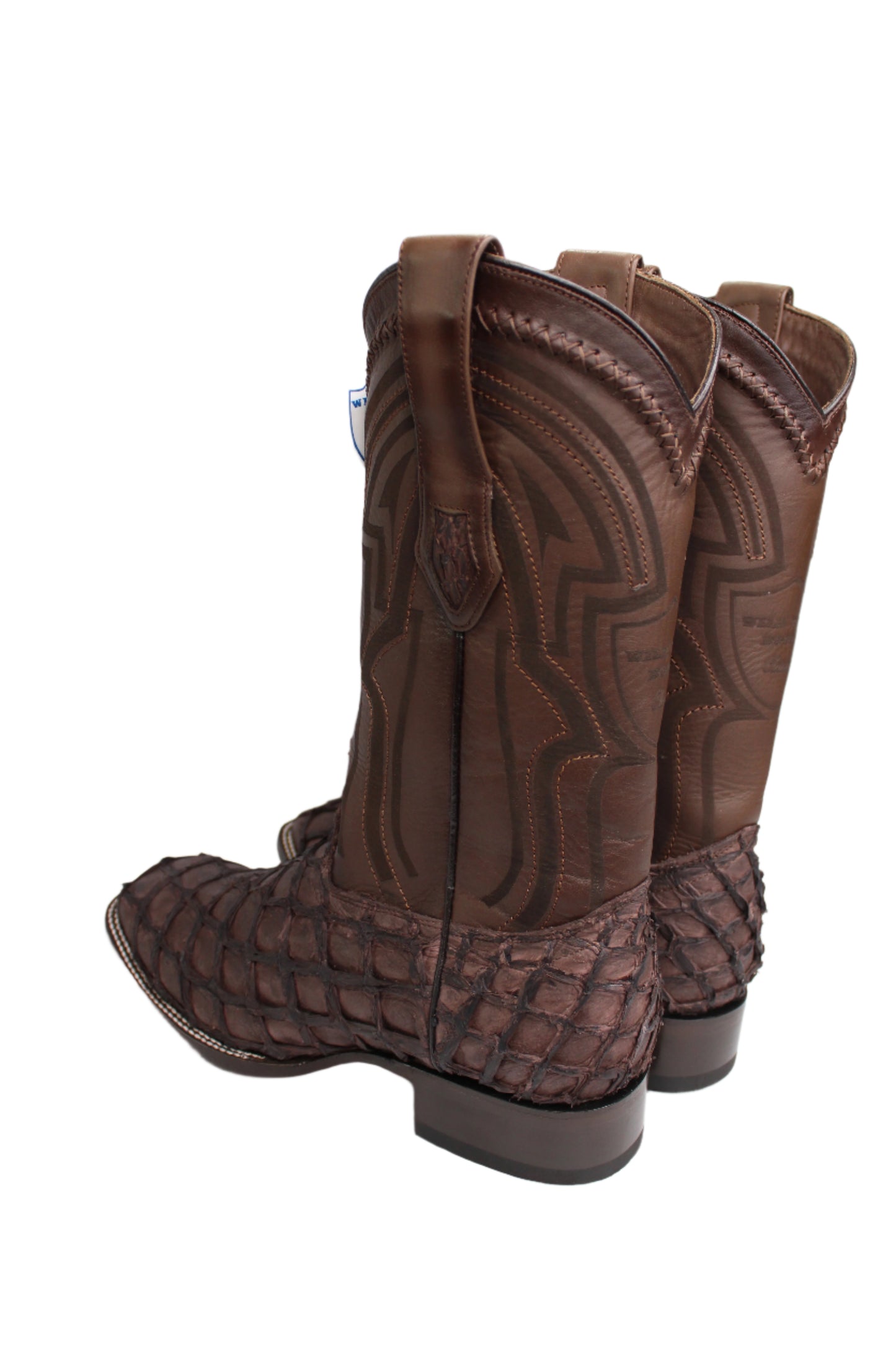 Wild West Boots - Exotic Fish Tabacco