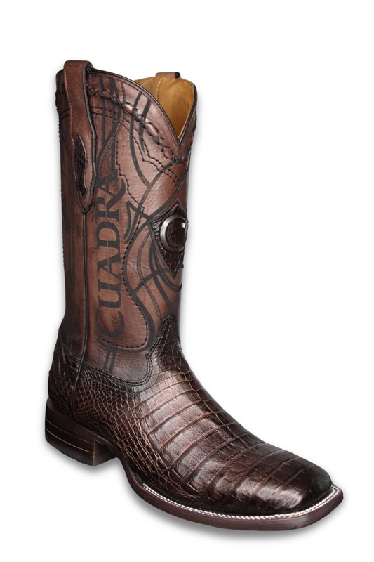 Engraved Paris Cafe Cayman Western Boot