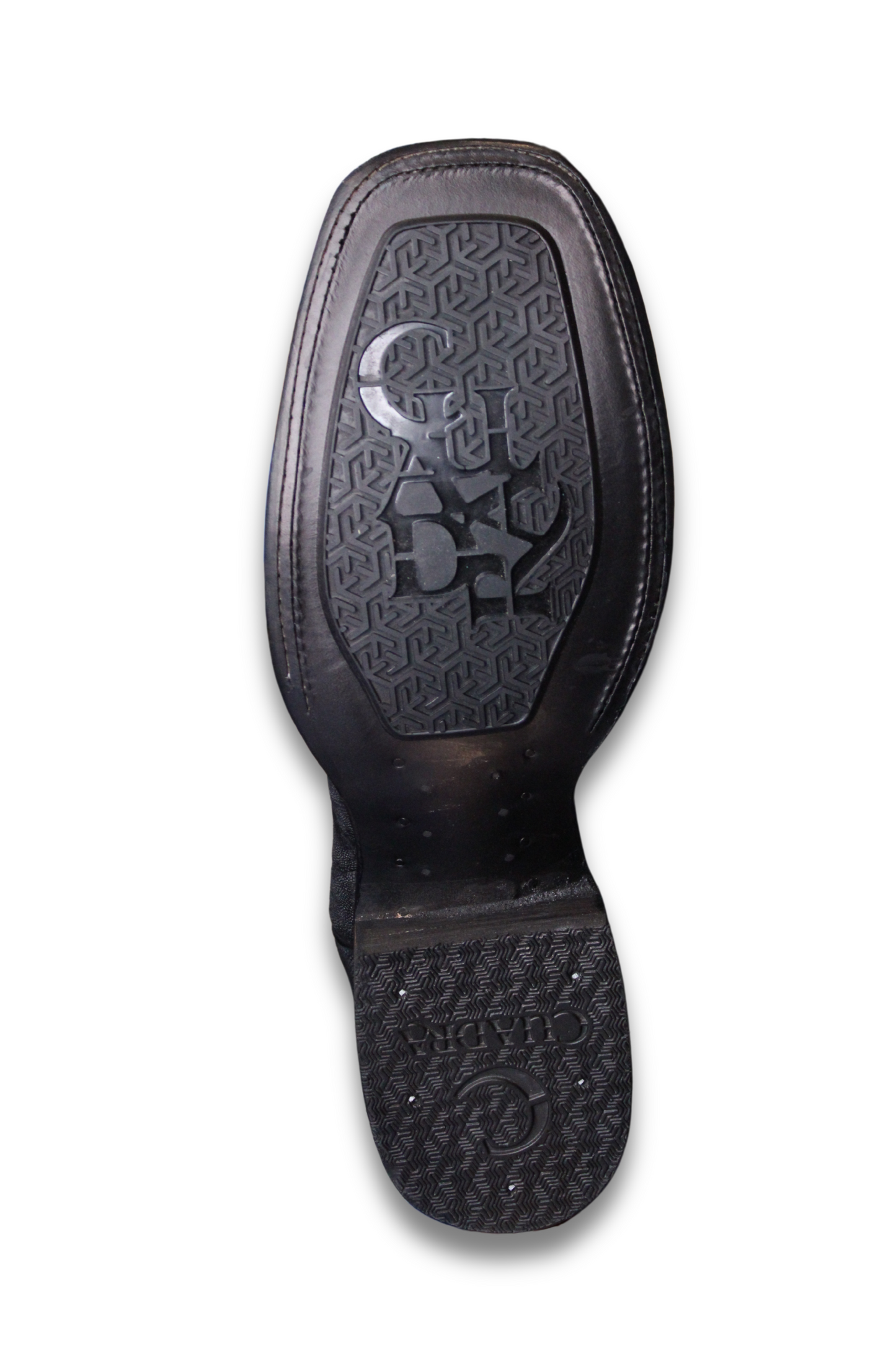 Black Elephant Laser & Embroidery Square Toe