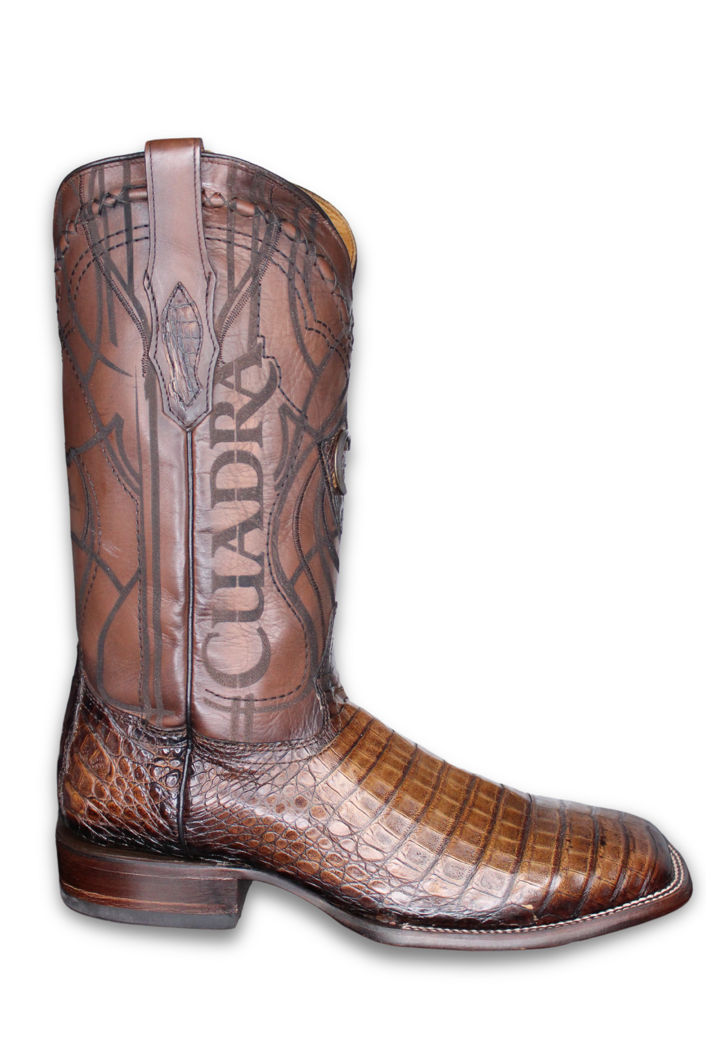 Engraved Maple Cayman Western Boot