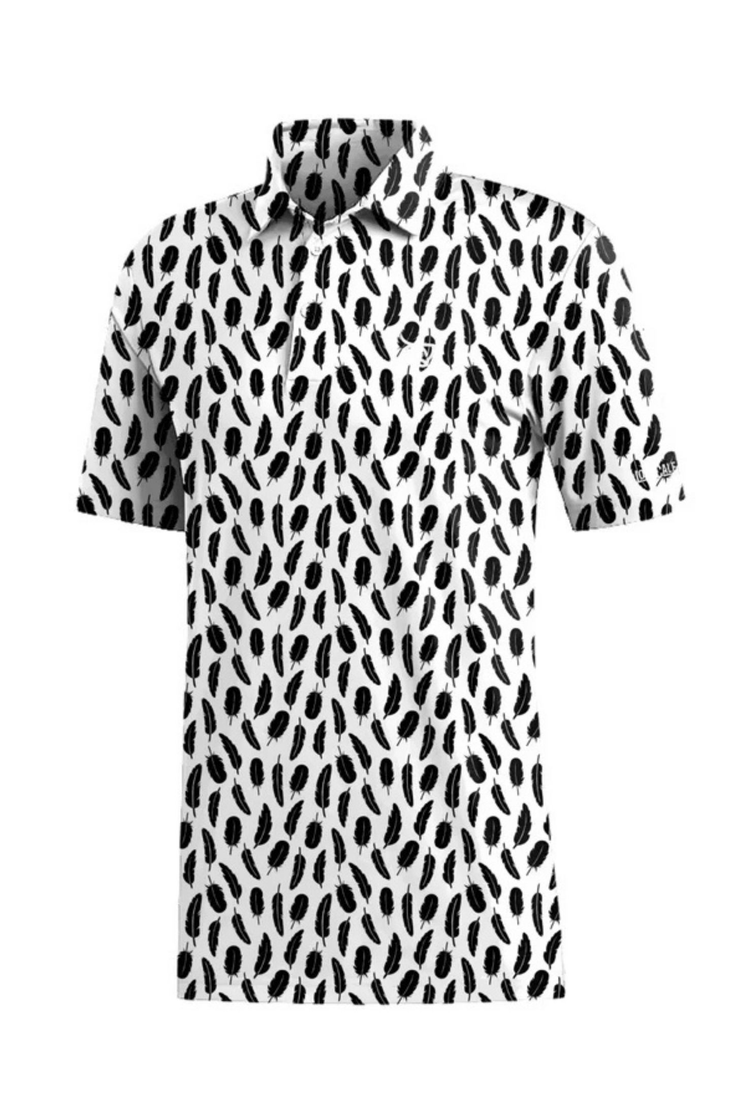 Black Feathers Performance Polo