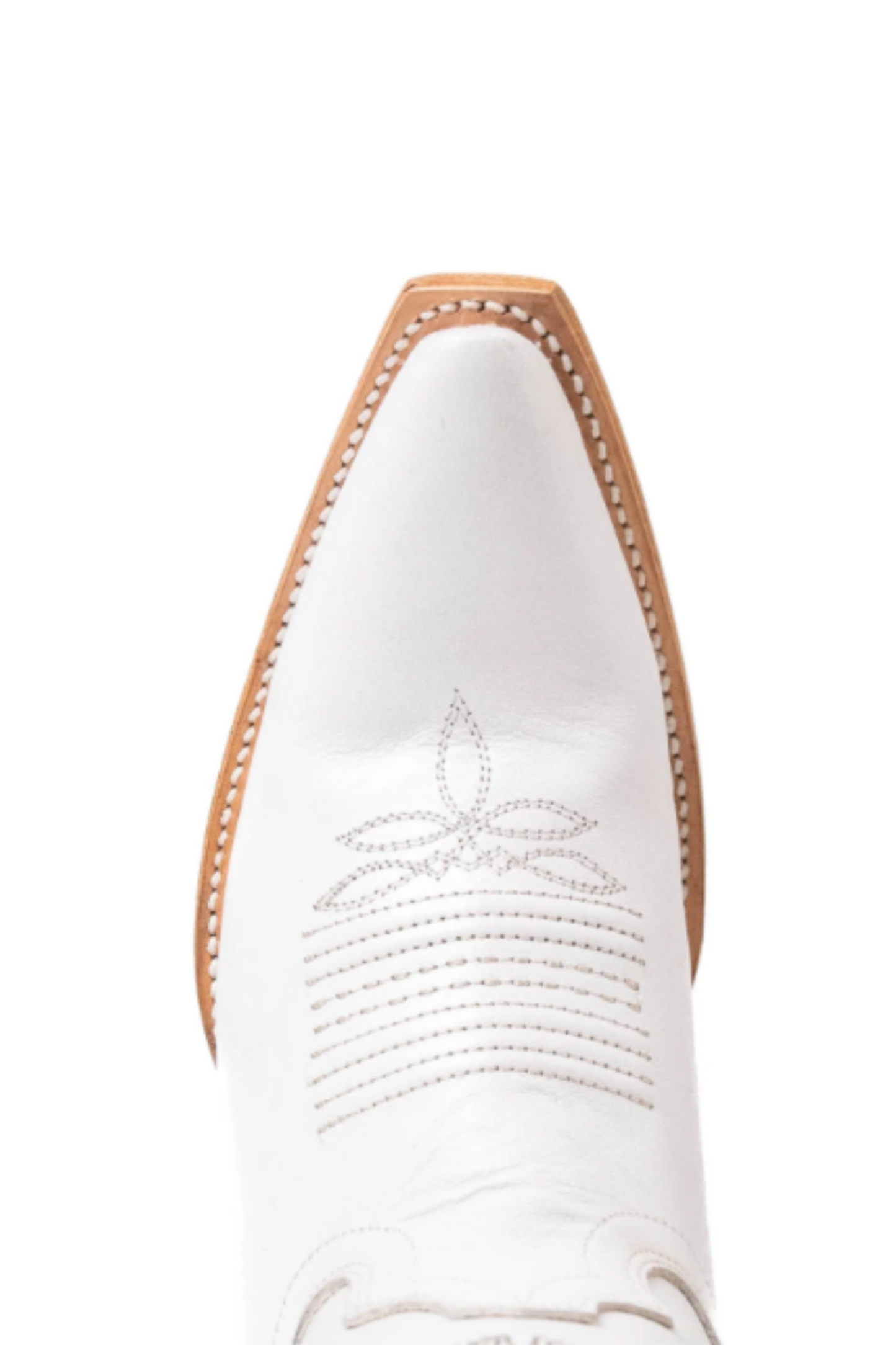 Marbella Tall Snip Toe Cowgirl Boot - White