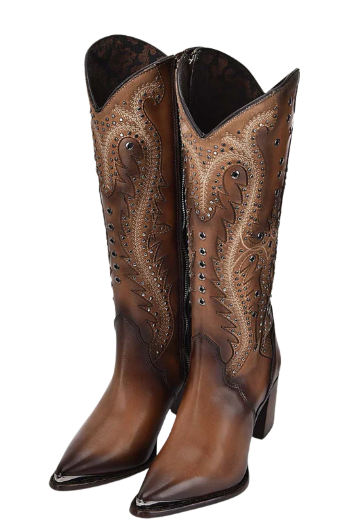 Tall Western Style Brown Boot