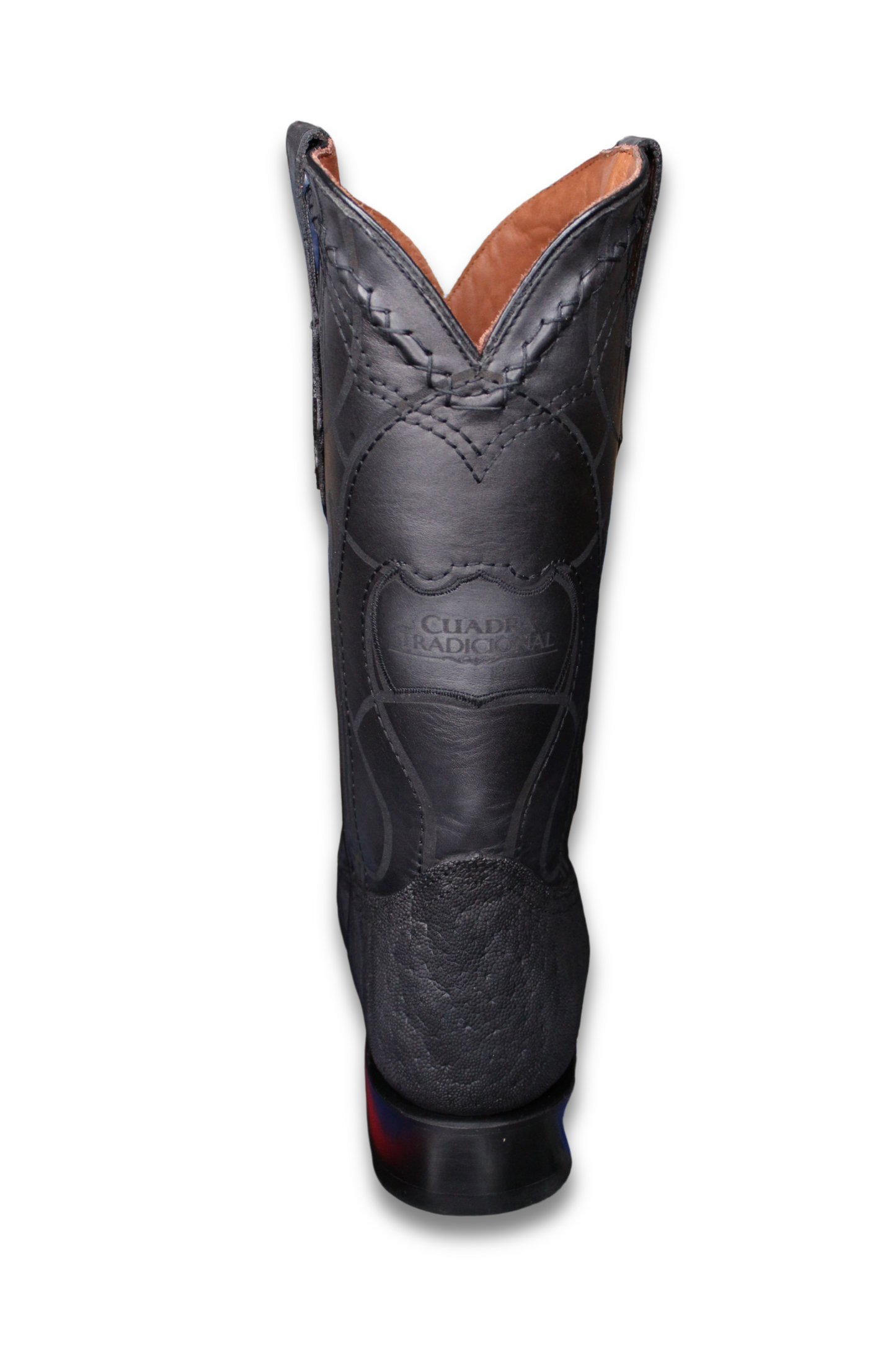 Black Elephant Laser & Embroidery Square Toe