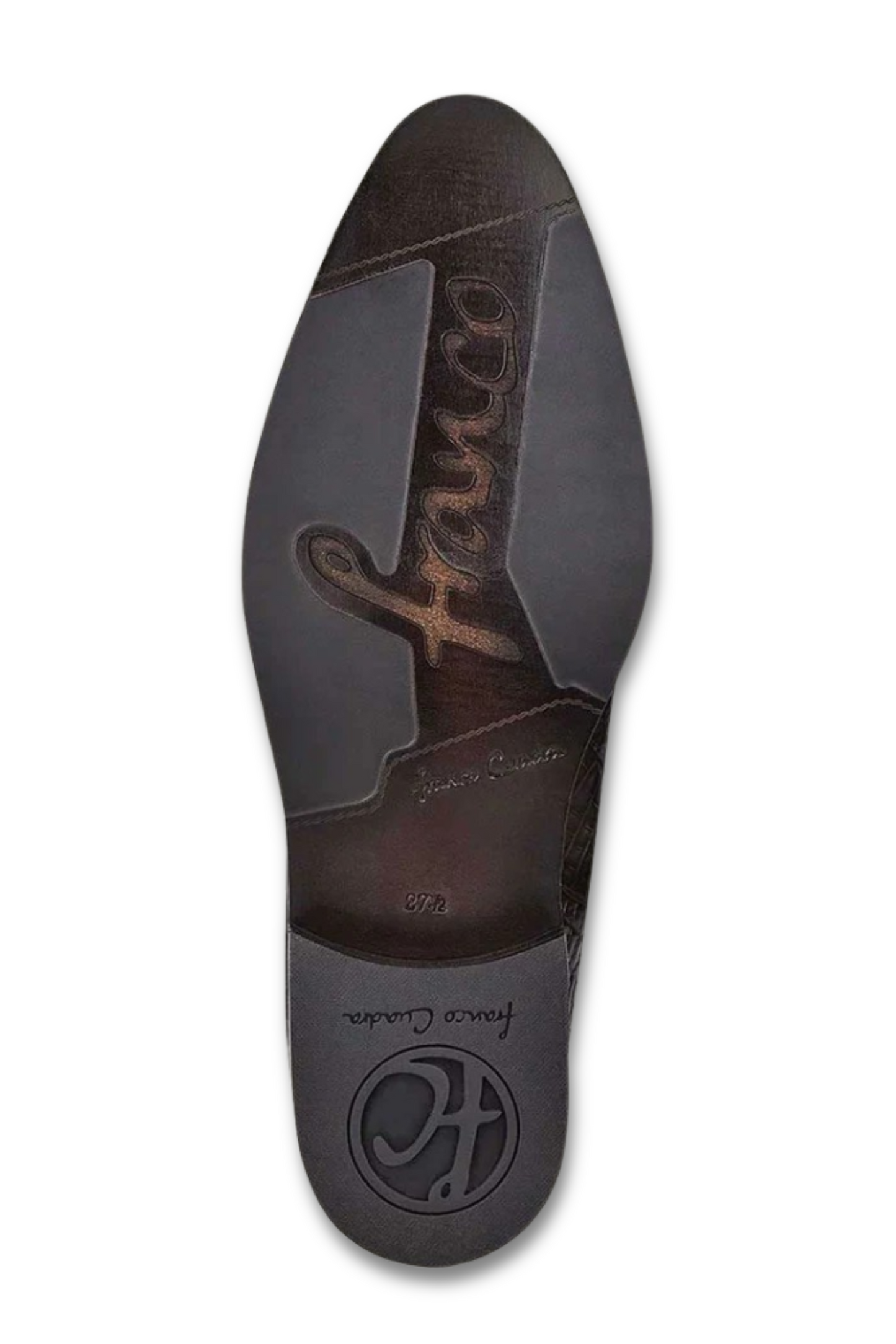 Franco Cuadra Brown Caiman Belly Botin