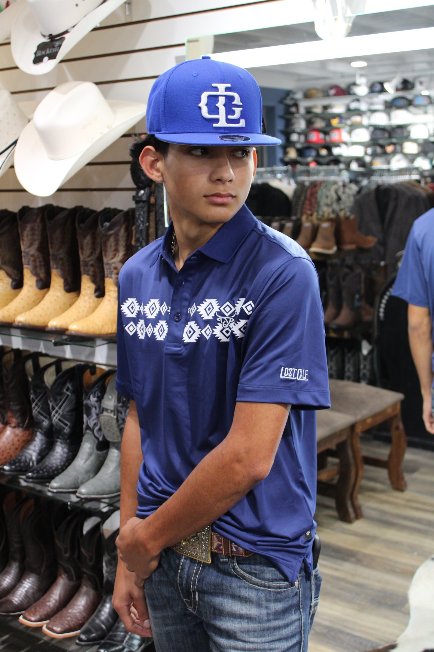 Aztec Polo - Navy