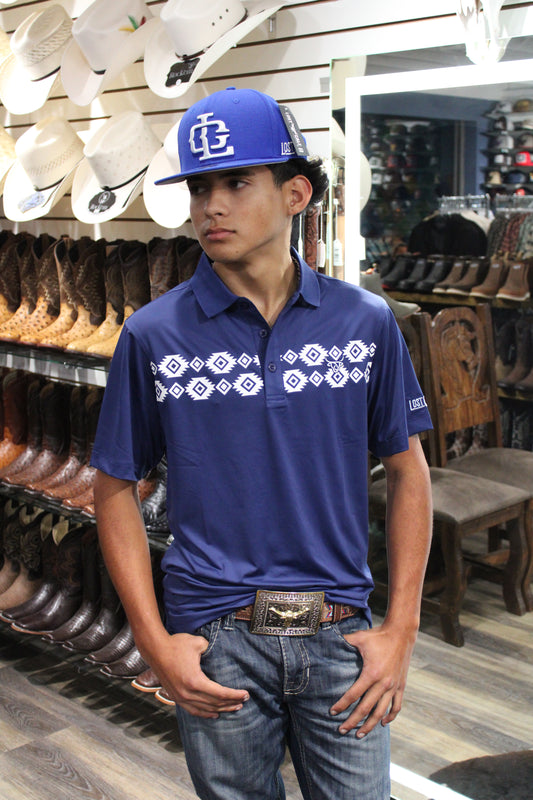 Aztec Polo - Navy