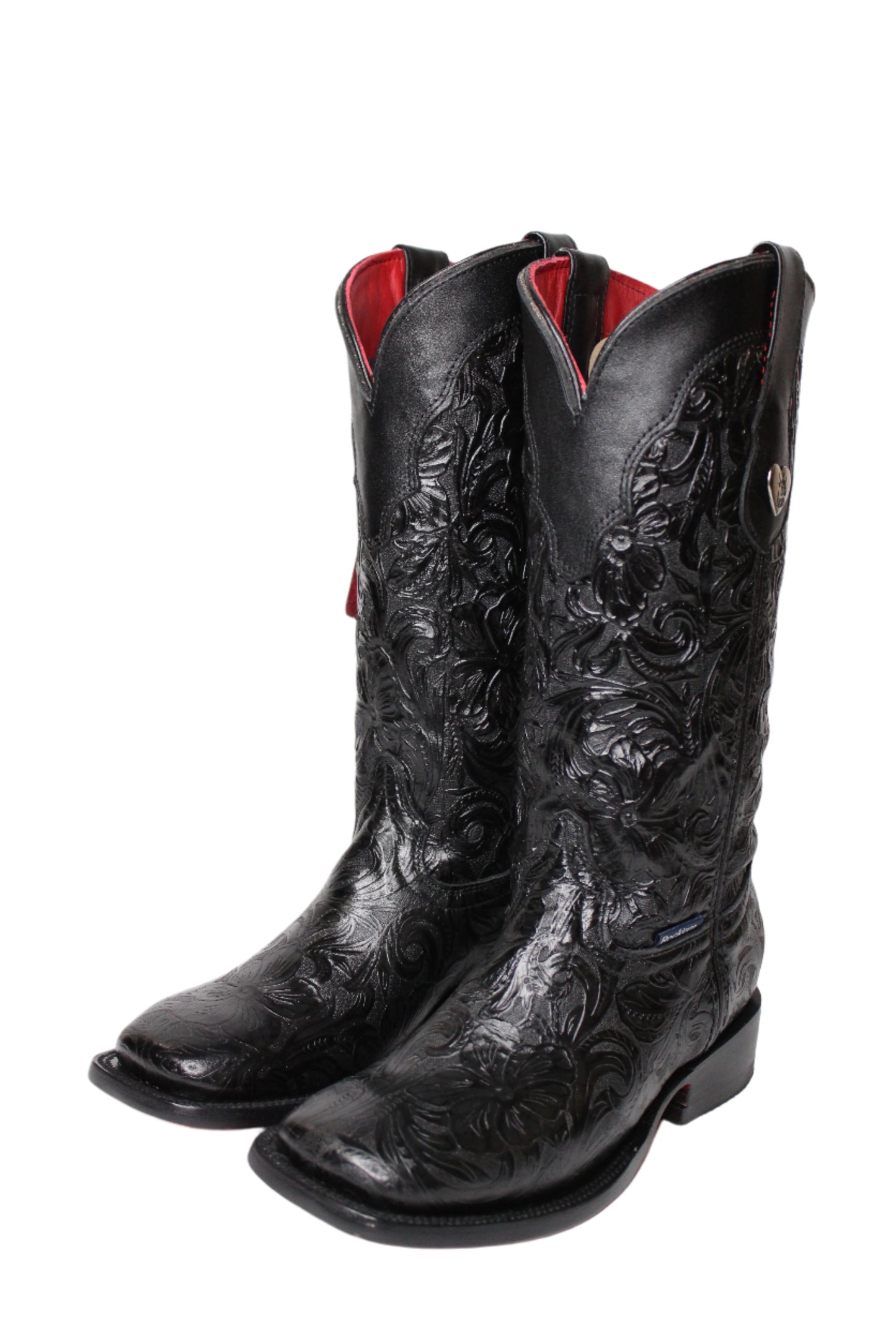 Ruby Cincelado Red Bottom Square Toe Cowgirl Boot