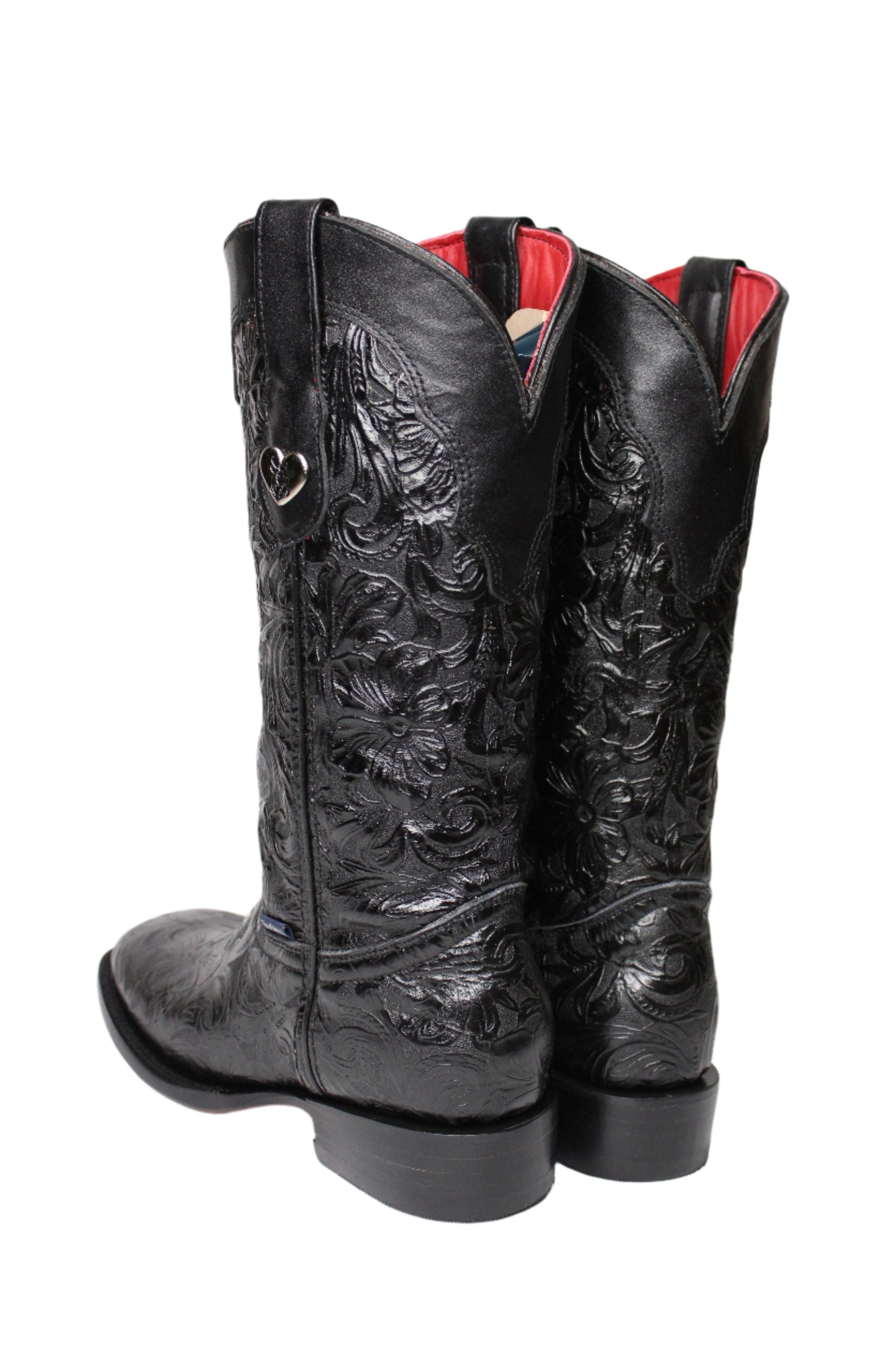 Ruby Cincelado Red Bottom Square Toe Cowgirl Boot