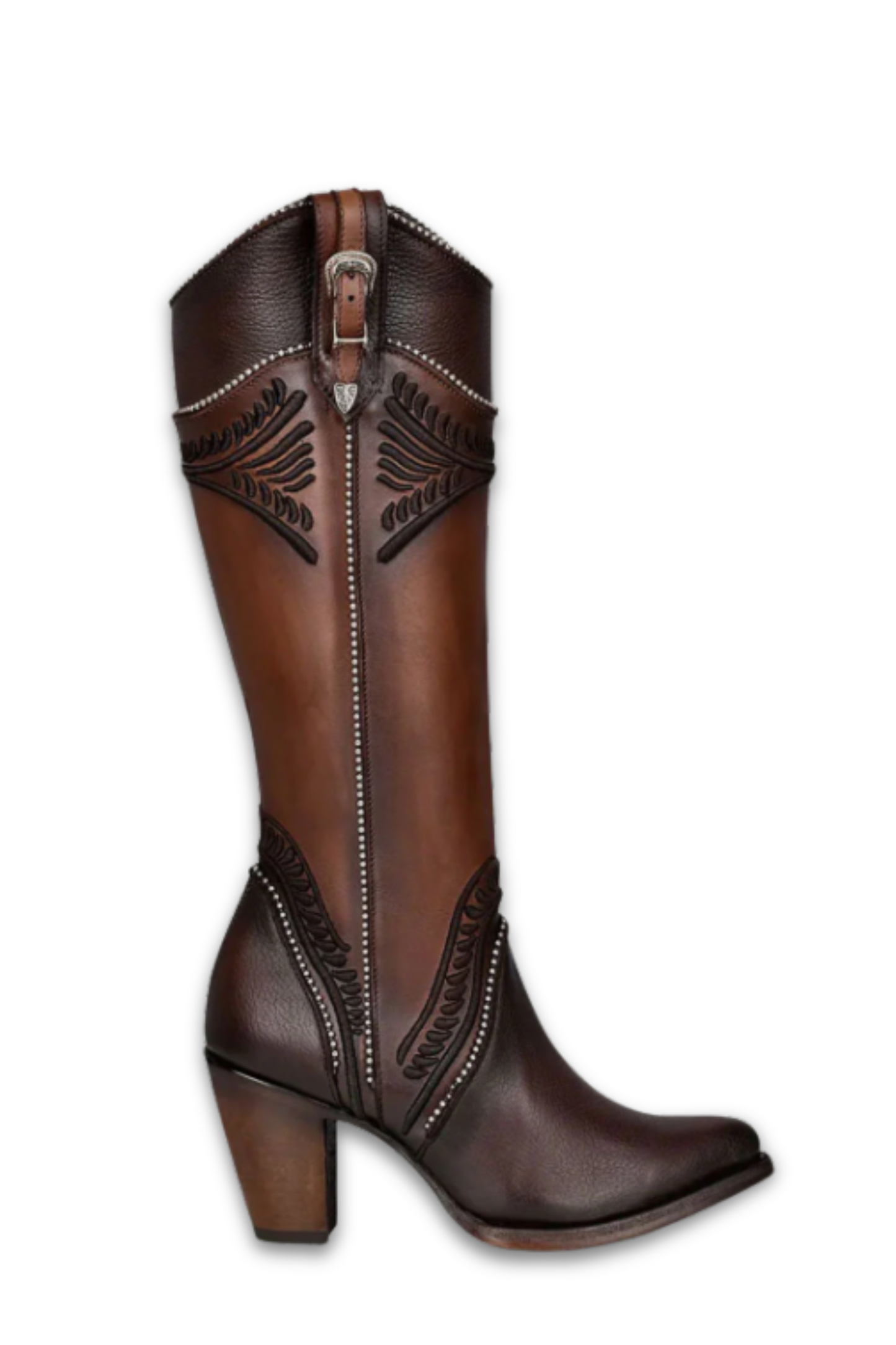 Honey Embroidered Knee-High Boot