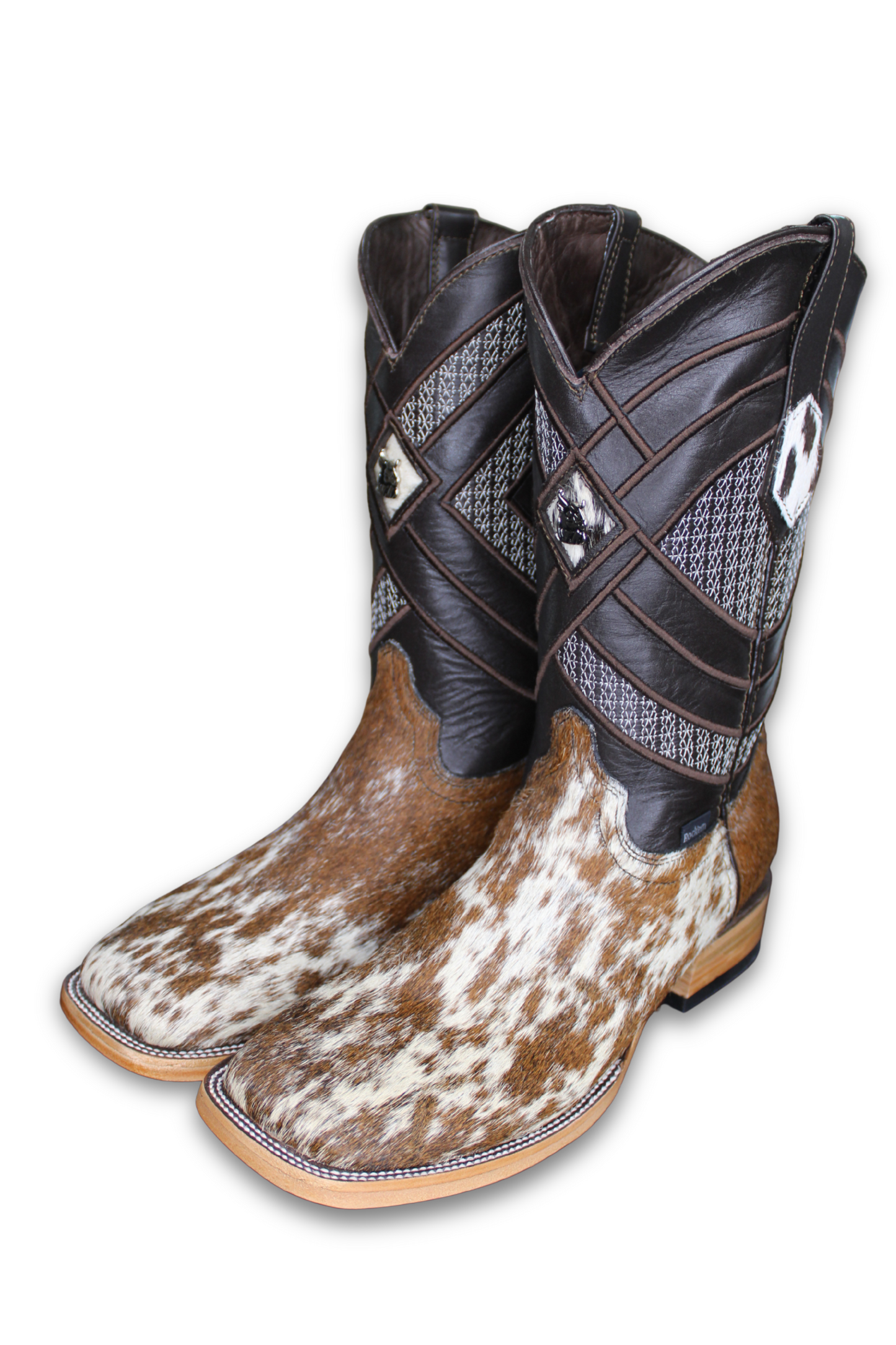 Men's Cowhide Cowboy Boot Size 8