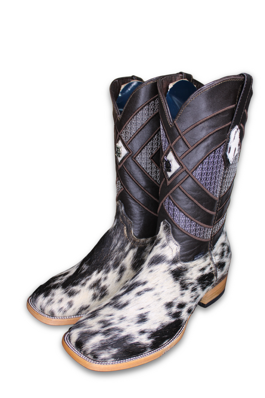 Men's Cowhide Cowboy Boot Size 9