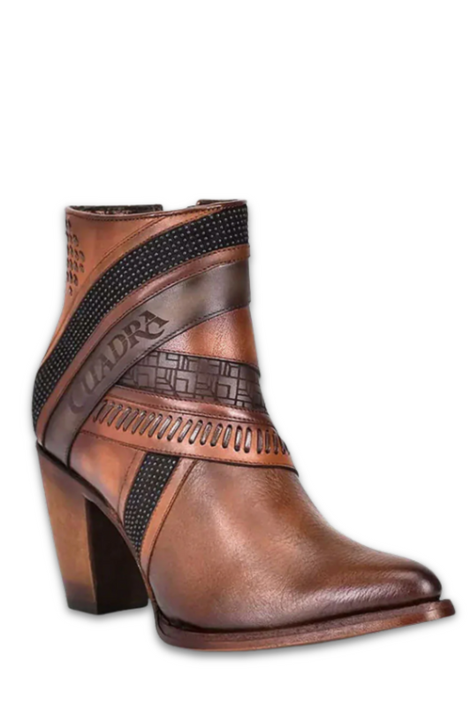 Ankle Engraved Honey Bootie