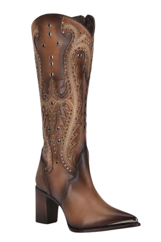 Tall Western Style Brown Boot